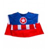 Captain America outfit voor 40 cm pluchen knuffel