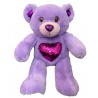 Glitz l'ours violet 40 cm