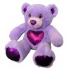 Glitz l'ours violet 40 cm
