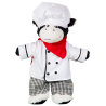 Tenue Chef De Cuisine pour peluche de 40 cm