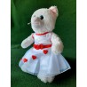 Robe demoiselle d'honneur pour peluche de 40 cm