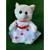 Robe demoiselle d'honneur pour peluche de 40 cm