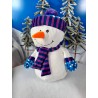 Mr Blizzard bonhomme de neige peluche de 40 cm