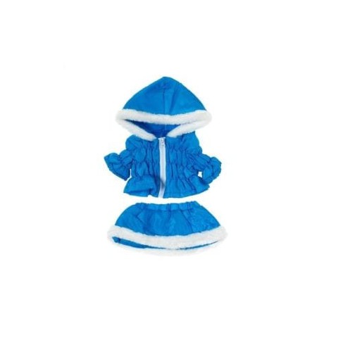 Light Blue Parka and Skirt for 40 cm plush toy