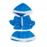 Light Blue Parka and Skirt for 40 cm plush toy