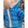 Parka et Jupe Bleu Claire pour peluche de 40 cm