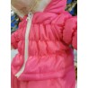 Pink parka and skirt for 40 cm plush