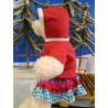 Red Dress With Snowflake For Plush 40 cm