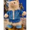 Tenue de princesse bleu scintillante avec bottes pour peluche de 40 cm