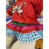 Outfit mit Kapuzenpulli und Rock Candy für 40 cm große Plüschtiere.