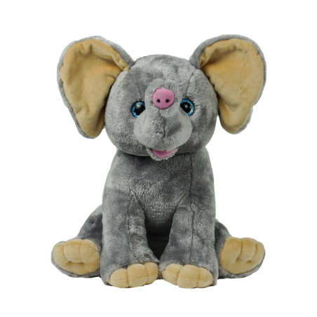 Peluche à remplir Éléphant 40 cm – Gris tendre avec grandes oreilles – Réf. 60346 The Bear Factory