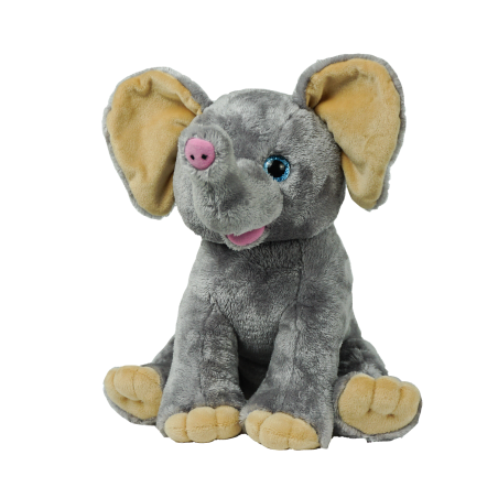 Peluche éléphant gris à remplir – Réf. 60346 The Bear Factory – vue de face