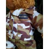 Desert camouflage military outfit for 40 cm plush toy clothing for teddy bear, stuffed toy, plush toy