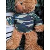 T-shirt camo pour peluche de 40 cm