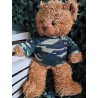 T-shirt camo pour peluche de 40 cm