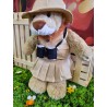 Girl Safari Outfit For 40 cm Plush Toy