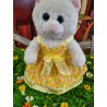 Robe d'été avec 2 nœud papillon pour nounours de 40 cm