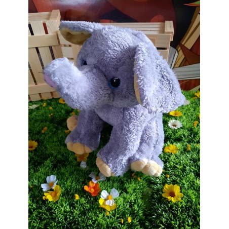 Stuff-your-own Elephant 16 inch – Grey plush toy with beige ears – Ref. 60346 The Bear Factory