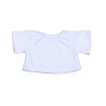 T-shirt BLANC pour peluche de 40 cm