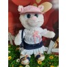 Tenue Jupe Jeans Et Son Sac Froufrou Assortie vêtements pour peluche ours en peluche
