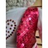 Pink Candy Check and Sequin Outfit for 40 cm plush toy
