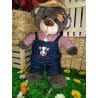 Farmer boer - - 40 cm - teddybeer kleding - teddybeerkleding