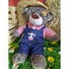 Tenue D'Agriculteur Pour Peluche 40 cm