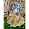 Robe d'été avec 2 nœud papillon pour nounours de 40 cm