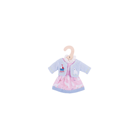 Robe Ours Polaire Rose - Petit 20 / 25 cm