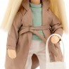 Poppen Sweet Sisters Mia met Beige Trench Coat