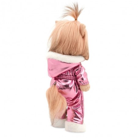 Lucky Yoyo in metallic pink jumpsuit with booties – LD2/081