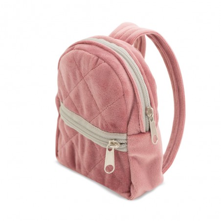 Vêtement peluche Lucky Doggy 40 cm – Sweat gris cœur rose, jupe plissée rose, bottines et sac à dos – Urban Style