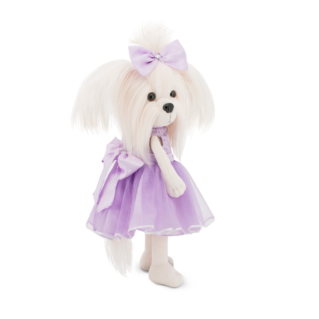Lucky Doggy Lucky Mimi Lavender Dream LD5/004 Plüschfigur mit lavendelfarbenem Spitzenkleid Lucky Doggy Lucky Mimi Lavender Dream LD5/004 Plüschfigur mit lavendelfarbenem Spitzenkleid