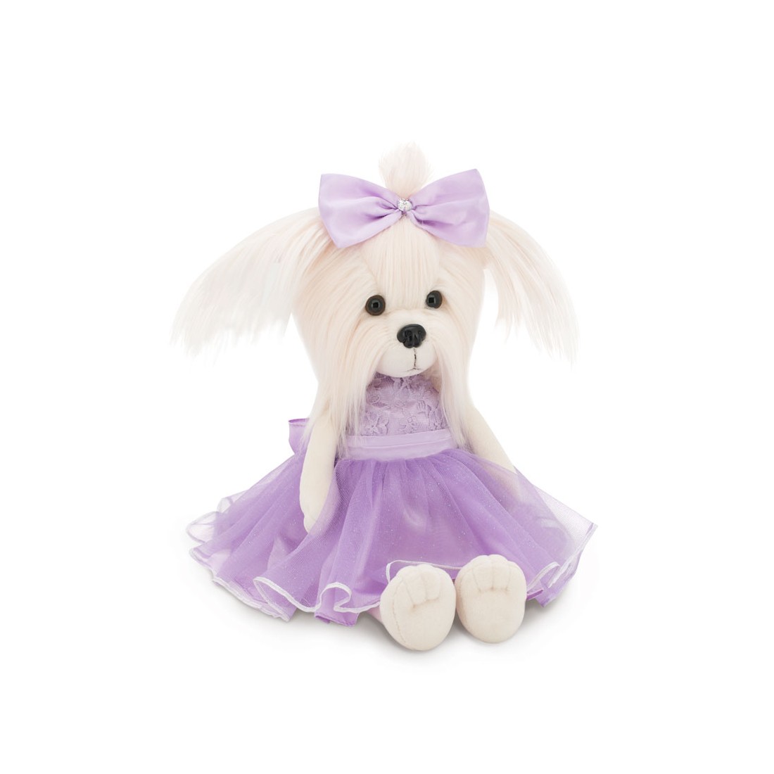 Lucky Doggy Lucky Mimi Lavender Dream LD5/004 Plüschfigur mit lavendelfarbenem Spitzenkleid Lucky Doggy Lucky Mimi Lavender Dream LD5/004 Plüschfigur mit lavendelfarbenem Spitzenkleid