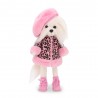 Vêtement peluche Lucky Doggy 40 cm – Manteau léopard rose, béret et chaussures – Lucky Mimi : Mon Amour Vêtement peluche Lucky Doggy 40 cm – Manteau léopard rose, béret et chaussures – Lucky Mimi : Mon Amour