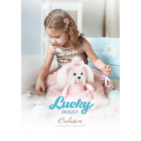 Lucky Mimi Scandinavian Motif Ref. LD4/089 – Articulated plush with red and white knitted dress