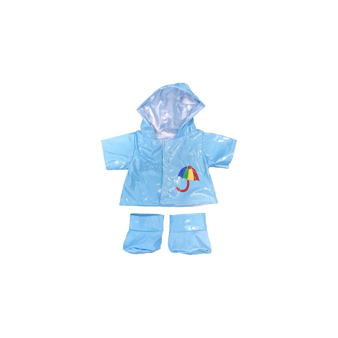 Blauwe Regenjas Voor Pluche 40 cm