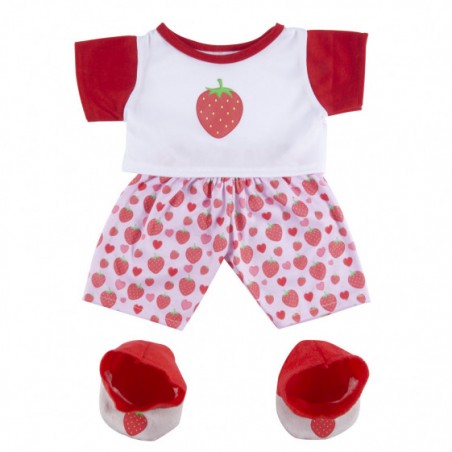 Strawberry PJ w/slippers