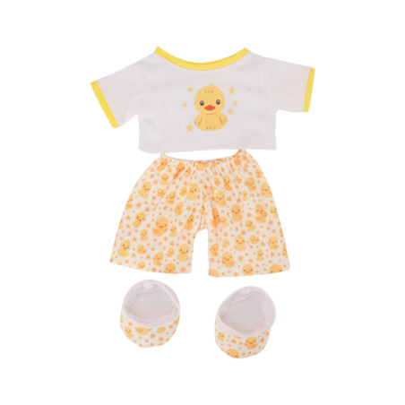 Duck PJ w/slippers 16"