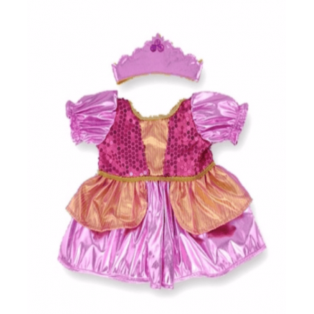 Outfit Kleid einer Märchenprinzessin für 40 cm große Plüschtiere