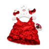 Frilly Red Dress with 2 Bows