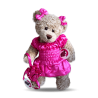 Teddy Bear Clothes - Candy Ra Ra Dress | Bag