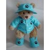 Blue Raincoat Boots and Hat 16"