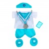 Arzt-Outfit mit Stethoskop für 40 cm Plüsch - Kleidung für Teddybär Stofftier Plüschtier