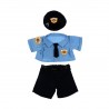 Polizeiuniform für 40 cm Plüsch - Kleidung für Teddybär Stofftier Plüschtier