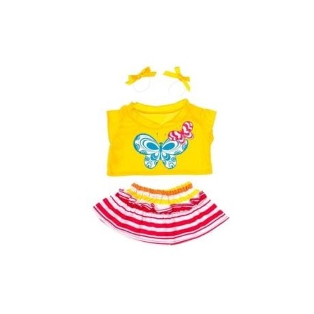 16″ BUTTERFLY SUIT WITH YELLOW BOWS