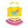 16″ BUTTERFLY SUIT WITH YELLOW BOWS