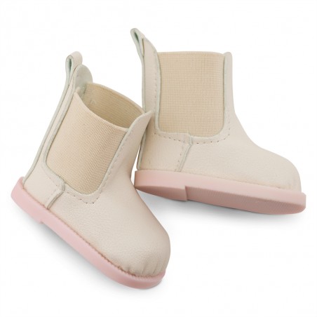 Lucky Doggy L104 Daunenjacke Elfenbein und rosa Tüllkleid für Plüschfigur