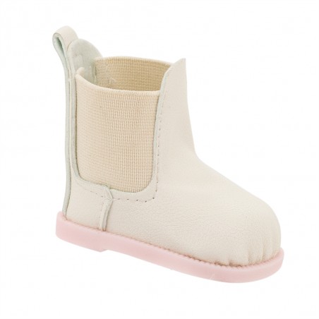 Tenue peluche Lucky Doggy – Rêve Rose – manteau blanc et robe rose