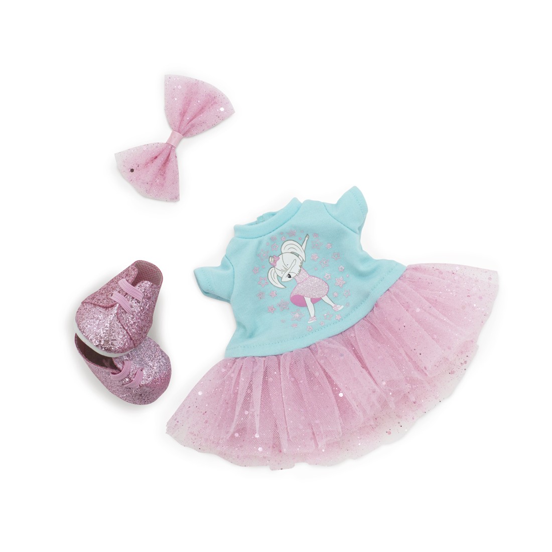 ucky Doggy Mimi Ballerina L053 outfit – pink tutu and glitter shoes. ucky Doggy Mimi Ballerina L053 outfit – pink tutu and glitter shoes.